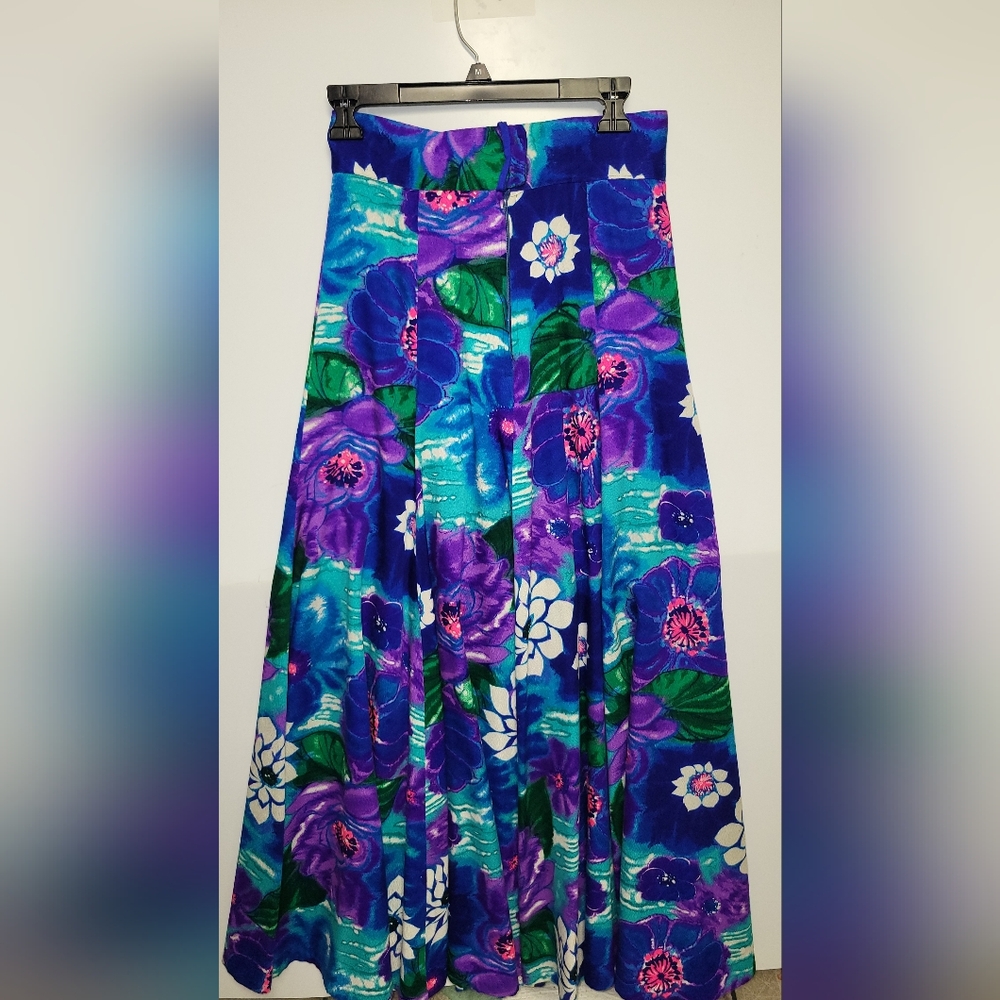 Women's Unbranded Handmade Small Multicolored Floor Length Skirt - Picture 5 of 7